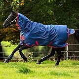 Horseware Amigo Mio Lite Alle In Einem Weichen Teppich 160cm Dark Blue/Red