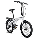 Bergsteiger Windsor 20 Zoll Faltrad, Klapprad, Shimano 6 Gang-Schaltung, LED Batterie-Licht, Quick-Fold-System, Klappfahrrad