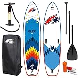 F2 SUP Glide WS | Stand Up Paddle Board | Aufblasbar | | mit Tasche & Paddel & Pumpe (11,7)