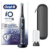 Oral-B iO Series 8 Elektrische Zahnbürste/Electric Toothbrush, 6 Putzmodi für Zahnpflege, Magnet-Technologie, Farbdisplay & Reiseetui, Limited Edition, Valentinstagsgeschenk für Ihn/Sie, black onyx