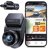 VANTRUE S1 Pro 2.5K 60FPS Dual Versteckte Dashcam mit WiFi, STARVIS 2 HDR Nachtsicht, Dashcam Auto Vorne Hinten, Sprachsteuerung Dash Cam, Eingebautes GPS, 24 Std. Puffer Parkmodus, Max 512G