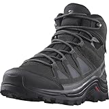 Salomon Quest Rove Gore-Tex Wasserdichte Herren Outdoorschuhe, Outdoor-bereit, Outdoor-Schutz, Zuverlässige Performance, Black, 43 1/3