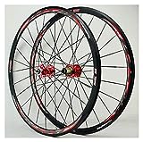 700c Rennrad-Laufradsatz, Aluminiumlegierung, doppelwandige Felge, 30 mm Scheiben-V/C-Bremse für 7/8/9/10/11-Gang-Freilaufsatz (Farbe: C) (C)