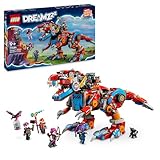 LEGO DREAMZzz 2-in-1 Coopers Dino-Mech C-Rex, Spielzeug-Pterodaktylus, T.Rex-Actionfigur für Jungen und Mädchen, kreatives Spielzeug, Abenteuer-Set, Geschenk für Kinder ab 9 Jahren 71484