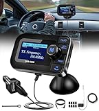 DeeprBlu DAB Adapter für Autoradio, 2.3" DAB Plus Radio Auto FM Transmitter DAB+ Digitales Radio Adapter mit Bluetooth Freisprechanruf, Autoradio Bluetooth DAB+Aux Out+USB KFZ Ladegerät+TF Musikplayer