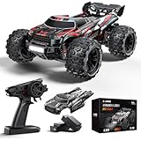 Evmore Ferngesteuertes Auto 1:16 70 km/h Hochgeschwindigkeits RC Auto, Offroad Lastwagen, 4WD RC Spielzeugauto, IPX4 Drift Rennen, 40 Min Betrieb 2 Batterien–Geschenke Für Erwachsene Und Kinder