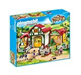 PLAYMOBIL Country 6926 Großer Reiterhof mit Tinker, Trakehner und Fohlen, Ab 5 Jahren