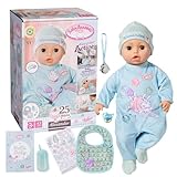 Baby Annabell Active Alexander 43cm, weiche Puppe mit Funktionen und Sound für Kinder ab 3 Jahren, 709924 Zapf Creation