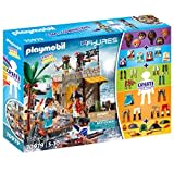 PLAYMOBIL My Figures 70979 Island of The Pirates, 6 Spielfiguren mit über 1000 Kombinationsmöglichkeiten, Piraten-Spielzeug für Kinder ab 5 Jahren