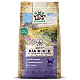 Wildes Land - Nr. 4 Kaninchen - 12 kg - mit Kartoffeln und Wildkräutern - Glutenfrei - Trockenfutter für Hunde - Hundefutter mit hohem Fleischanteil - Hohe Verträglichkeit