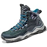 RAX Wild Wolf Mid Venture Herren-Wanderschuhe, wasserdicht, leicht, carbon schwarz, 47 EU