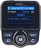 auvisio DAB Auto: DAB+/DAB-Empfänger, FM-Transmitter, Bluetooth, Freisprecher, MP3, USB (DAB Auto Adapter, Radio Zigarettenanzünder, Lautsprecher)