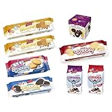 Coppenrath glutenfreies Sortiment - Probierpaket 8 Artikel: Lebkuchen, Kirsche, Pflaume, 2 x Mini Gewürz Spekulatius, Double Coooky Doppelkeks Vanille und Kakao, King Coooky