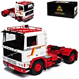 KK-Scale Road Kings Volvo F12 1977 LKW Weiss Rot limitiert 1 von 1000 Stück 1/18 Modell Auto