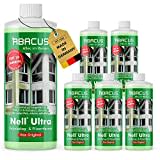 ABACUS® Nell Ultra Grünbelagentferner & Algenentferner Konzentrat, extrem stark! Entfernt Grünbelag & Algen selbsttätig mit Langzeitschutz – für Stein, Fassade, Terrasse, Dach – Nell Ultra 6x1000 ml