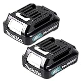 Makita Akku Power Set Li 12V mit 2x BL1021B Akku 2,0Ah (2x 197396-9) - Nachfolger von BL1020B