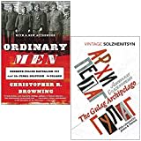 Ordinary Men von Christopher R. Browning & The Gulag Archipelago von Aleksandr Solschenizyn, 2-Bücher-Sammlungsset