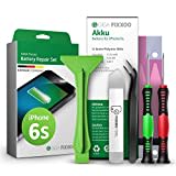 GIGA Fixxoo® Handy Akku Reparatur Set iPhone 6s Akku [inkl. Werkzeug-Kit & Anleitung] - Original Akku Kapazität - Ersatzakku für einen einfachen Austausch - Akku iPhone - iPhone Batterie