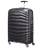 Samsonite Lite-Shock - Spinner M Koffer, 69 cm, 73 L, 4 Rollen , Schwarz (Black)