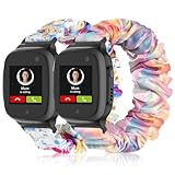 EverAct 2 Stück Kinder Nylon Armbänder kompatibel mit Xplora X5 / XGO 2/XGO 3 Armband,Weiches schön dehnbares Mädchen Jungen Ersatzbänder für Xplora X5 Play / XGO2/XGO3, Mädchen Jungen Geschenk