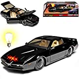 Pontiac Firebird Knight Rider KITT Mit Licht 1/24 Jada Modell Auto