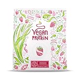 Veganes Proteinpulver | Himbeer-Joghurt | 600g Eiweißpulver | Premiumqualität Protein | Made in Germany | Alpha Foods