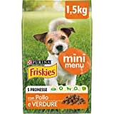 Purina Friskies Vitafit Mini Menü <10 kg mit Huhn und Gemüse, 6 Packungen mit je 1,5 kg, Gesamtgewicht 9 kg