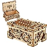 Wood Trick Enigma Chest Lock Box hölzerne 3D-Puzzles für Erwachsene und Kinder zu Bauen - Engineering DIY Projekt mechanische Modell-Bausätze für Erwachsene Holzmodelle