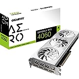 Gigabyte NVIDIA GeForce RTX 4060 AERO OC Graphics Card - 8GB GDDR6, 128-bit, PCI-E 4.0, 2550MHz Core Clock, 2x DP 1.4, 2x HDMI 2.1a, NVIDIA DLSS 3 - GV-N4060AERO OC-8GD