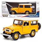 Motormax All Star Toys Exclusive Toyota Land Cruiser FJ40 Gelb 1/24 Druckguss Modell 79323 FJ40 J40