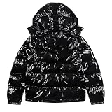 YIJEE YiLianDa Winterjacke Herren Leichte Daunenjacke Einfarbig Jacke Winter Warm Steppjacke Traps Logo Druckte Puffer Jacke Eisenjacke Unisex mit Kapuze