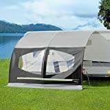 BERGER Sigma Vorzelt Auto 335 x 220 cm| Wasserabweisendes Busvorzelt | Sonnensegel, Sonnenvordach, Windschutz für Auto/Wohnwagen, Flexible Markise für Camping