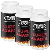 Anabol Cracker 3X Super Effektiv, Extrem, Stark - 300 Kapseln/bestes Anabolika/Testosteron/Pre-Workout-Booster Sonderpreis