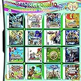 DS Spiele, 208 in 1 Game Cartridge Multicart, Game Pack Card Super Combo für DS DSL DSi 3DS 2DS XL/LL