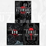 Junji Ito Collection 3 Books Bundles (UZUMAKI 3-IN-1 DLX ED HC,GYO 2IN1 DLX ED HC,Tomie Complete Deluxe Edition)