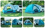 Heckzelt Auto 6 Personen, Großes Heckzelt SUV mit Waterproof Canopy, 300x300x220cm, Autozelt Heckklappe mit 3000 mm Wassersäule, Auto Zelt Für Camping/Selbstfahrer/Musikfestival.