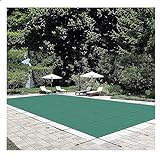 VEVOR Pool Abdeckplane 4,9 x 9 m Polypropylen Winterabdeckplane Passend für 5,5 x 9,8 m Poolgröße Poolplane poolabdeckung Winterabdeckung Poolüberdachung