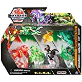 Bakugan 'Evolutions' Battle Strike 6er Pack mit 1 Platinum Ball (Darkus Dragonoid), 2 Basic Balls (Pyrus Sectanoid, Ventus Nillious), 1 Geogan (Ventus Arcleon) & 2 Nanogan (Pyrus Sludgem, Aquos Widow)