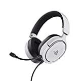 Trust Gaming Headset GXT 498W Forta Offiziell Lizenziert für Playstation 5, Nachhaltig, PS4 / PS5 Headset, 1,2 m Kabel, 50mm-Treiber, Abnehmbares Mikrofon, Verstellbare Over-Ear Kopfhörer, Weiß