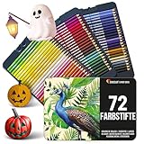 Zenacolor Buntstifte Set 72 Professionelles Buntstifte - Bleistifte für Malbücher - Stifte Set für Zeichnen