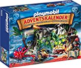 PLAYMOBIL Adventskalender 70322 Schatzsuche in der Piratenbucht mit zahlreichen Figuren, Tieren und Zubehörteilen hinter jedem Türchen, 120-teilig, Für Kinder ab 5 Jahren