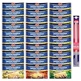 30er Mix Set Asia Gold Instant Nudeln I je 10x Rind Huhn Ente I 30x60g I Chinesische Nudeln I Asia Nudeln Instant I Asiatische Nudeln I Instant Ramen I OYOY Metall Essstäbchen