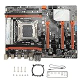 Cuifati X79-P3 Computer-Motherboard DDR3 LGA2011 Gaming-Mainboard für ATX-Gehäuse, Motherboard mit SATA3.0/2.0 M.2 NVME SSD, 4 DDR3 RAM, Gigabit Adaptive NIC