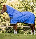 Horseware Amigo Hero Ripstop Plus 100g Turnout Decke wasserdicht Blue/Navy&Grey, Deckengröße:155 cm / 6´9